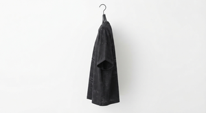 T-shirt décontracté pour homme, coupe classique, col rond, texture vieillie, 100 % coton, couleur unie - Product Image 3
