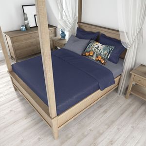 Spooky Halloween esqueleto funda de almohada Super suave ligero fácil cuidado ilustraciones decorativas tamaño estándar - Product Image 4