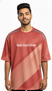T-shirt Homme Oversize Sublimation Streetwear Décontracté Mode Quotidienne Coupe Classique Polyester/Coton Respirant Anti-Plis - Product Image 3