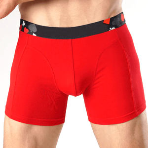 Caleçons Boxers pour Hommes Adultes 100% Coton Tricoté ODM Respirant Écologique Sans Couture Anti-Bactérien Séchage Rapide Taille Moyenne - Product Image 3