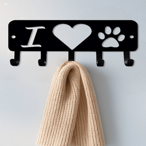 CIFbuy Modern Black <b>Wall</b> <b>Hooks</b> and Coat Rack Space Saving Entryway Organizer - Product Image 3