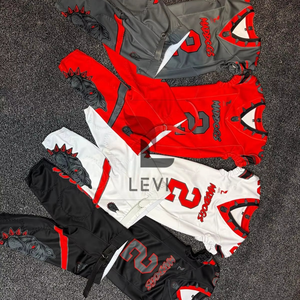 Ventes en gros de maillots de football américain de haute qualité, uniformes à manches courtes, ensembles de football universitaire, confortables, élégants, service OEM - Product Image 3