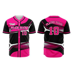 Camiseta de Béisbol al por Mayor para Hombre, Uniforme de Béisbol Personalizado de Primera Calidad, Conjuntos de Camisetas de Béisbol OEM Más Vendidos - Product Image 2