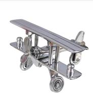 Modèle d'avion vintage en laiton Art Déco - Décoration de table légère pour la maison, le bureau ou la table de travail