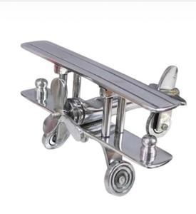 Modelo de Avión Art Deco de Latón Vintage - Decoración Ligera para Mesa de Oficina u Hogar - Product Image 5