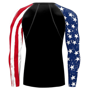 Camiseta de Compresión para Hombre, Manga Larga, Secado Rápido, para Gimnasio, Fitness, Entrenamiento, con Logotipo Personalizado, Ropa OEM - Product Image 6