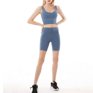 Ensemble de yoga unique pour femmes, 2 pièces, mode sportive, taille élastique, ensemble de yoga personnalisé en vente, ensemble de yoga fitness pour femmes - Product Image 6
