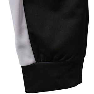 Conjunto Deportivo Unisex con Bloques de Color, Manga Larga, Ropa Casual de Otoño, Material de Poliéster Transpirable, Corte Regular, Conjunto de Joggers para Adultos - Product Image 4