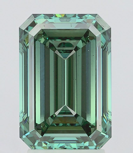 Diamant Solitaire CVD de Laboratoire, Taille Émeraude, Pureté VS2, Couleur Verte, 1 à 3 Carats, Prix du Diamant - Product Image 3