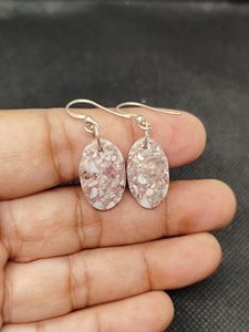 Pendientes de Plata de Ley 925 Hechos a Mano al por Mayor con Gema de Mármol Sabalgarh Genuina - Product Image 6