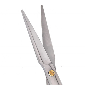 Tegra Surgical High Quality Stainless Steel 4Cr13 Barber Hair <b>Scissors</b> Sharp Blade 28 Teeth Adjustable Rubber Finger Rest - Product Image 3