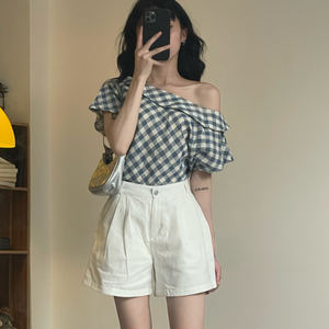 Conjunto de Pantalones Cortos para Mujer de la Mejor Calidad, Corte Regular, Cintura Alta, Transpirables, 100% Algodón, Ecológicos, Fabricante Vietnamita - Product Image 1