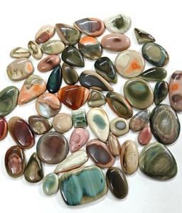 Lote de cabujón de jaspe Imperial Natural 2024, tamaño de forma mixta, piedras preciosas de jaspe Imperial, fabricación de joyas, proveedor a granel de Jaipur - Product Image 2