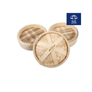 CUSTOMER APPROVED Safe Clean Eco Bamboo Steamer Pure Wood <b>Plant</b> Kitchenware Best For Bun Steaming And Vegetable Steaming Direct - Product Image 1