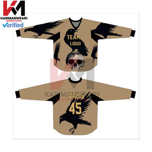 Camiseta de paintball profesional al por mayor con acolchado integrado de alta resistencia para deslizamientos extremos y personalización de marca - Product Image 5