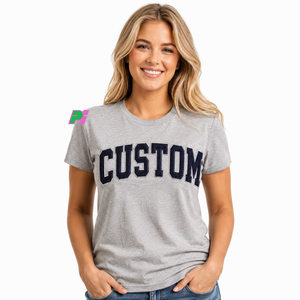 Camiseta de Manga Corta para Mujer, Moda de Verano, Más Vendida, con Bordado Personalizado, Letras, Algodón, Camiseta Sorority para Mujer - Product Image 5