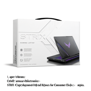 Custom Printed Premium Gaming Laptop Packaging Box Large <b>Electronics</b> STRIX Kraft Corrugated Rigid Boxes for <b>Consumer</b> <b>Electronics</b> - Product Image 3