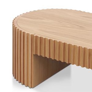 Mesa de Centro de Diseño Moderno Hecha de Madera de Teca Sólida de Alta Calidad con Acabado Natural, Apta para Uso en Interiores o Exteriores - Product Image 4