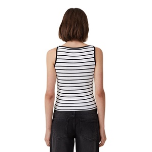 Débardeur Femme Léger en Mélange Polyester/Coton Respirant, Écologique et de Haute Qualité, Style Streetwear, Vente en Gros, Logo Personnalisé - Product Image 3