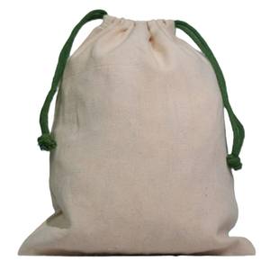 100% Organic Cotton <b>Drawstring</b> <b>Pouch</b> Bag Customizable Eco-Friendly Recycled Party Gifts and Jewelry Storage Promotional Bags - Product Image 2