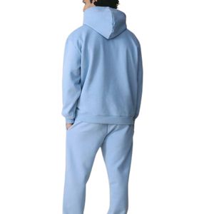 Conjunto Deportivo Unisex Personalizado, Felpa Gruesa con Lavado Ácido, Pantalones Deportivos con Estampado, Hombros Caídos, OEM ODM - Product Image 1