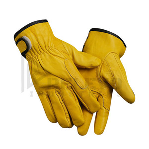 Guantes de Soldadura de Cuero Resistentes al Calor, Guantes de Seguridad Industriales para Taller y Construcción, Venta al Por Mayor - Product Image 3