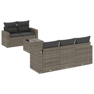 Conjunto de Sofás de Jardín en Gris Oscuro - Product Image 2