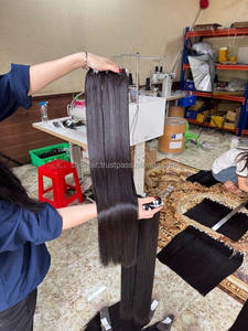 Extension de perruque de trame droite d'os de cheveux humains vierges vietnamiens Remy 8-30 pouces paquets de cheveux de haute qualité - Product Image 3