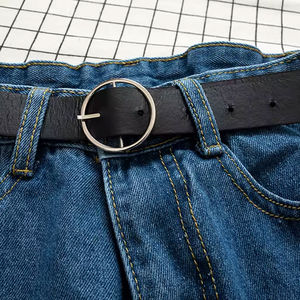 Shorts en jean pour femmes, taille mi-haute, personnalisables OEM, vente en gros, formels, élégants, décontractés, écologiques, en Spandex/Coton, tendance, déchirés - Product Image 5