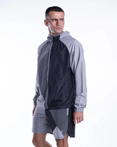 OEM <b>Wind</b> <b>Breaker</b> Sets Windproof Men Polyester Nylon Windbreaker Short Two Piece Set - Product Image 1