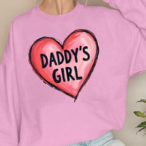 Sudaderas de mujer Daddy s Girl sketched Heart - Product Image 2