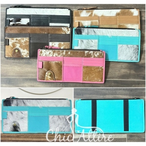 OEM ODM Wholesale New Arrival <b>Car</b> Sun Visor Organizer Genuine Cowhide Leather <b>Car</b> <b>Interior</b> Accessory Pocket Card Storage Wallet - Product Image 1