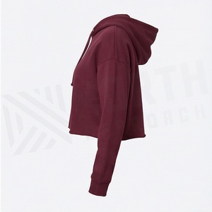 Sudadera con capucha oversize de moda urbana para mujer, con hombros caídos, estampado personalizado en la parte delantera, anti-bolitas y transpirable - Product Image 3