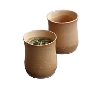 Tasse en bambou réutilisable écologique 99 données dorées pour café thé jus smoothies eau - Product Image 4