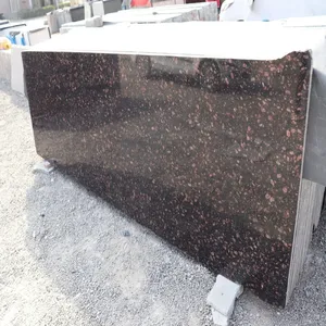 Natural Polished Brown <b>Granite</b> Tile Slab and Block Designed for Modern Architecture Flooring Wall Cladding and Elegant Home - Product Image 1