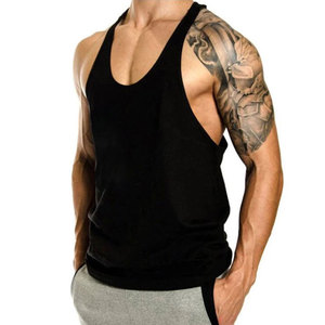 Camiseta de Gimnasio para Hombre de Alta Calidad, Tejida, Transpirable, con Estampado Muscular, Aberturas Laterales, Ropa Deportiva, Tallas Grandes - Product Image 3