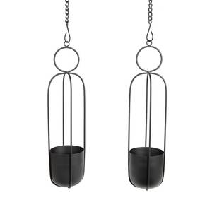 Pot de fleurs suspendu en métal artisanal de qualité supérieure pour plantes d'intérieur, décoration de la maison et du bureau - Product Image 6