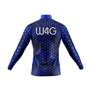Maillot de cyclisme unisexe à manches longues en Spandex/Polyester, coupe-vent, respirant, anti-humidité, séchage rapide, sans coutures, personnalisé - Product Image 2