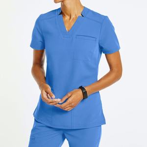Venta al por mayor personalizado de buena calidad y diseño suave elástico y transpirable tela de gran tamaño uniforme de enfermera y uniforme de hospital - Product Image 4
