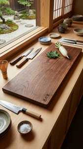 Handmade Custom Wooden Rectangular Shape Polished Eco-Friendly Chopping Blocks <b>Butcher</b> Board With Universal Overseas INDIA - Product Image 6
