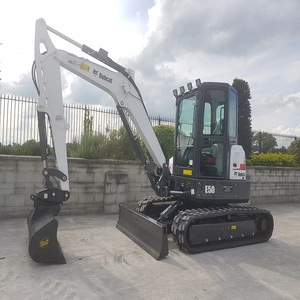 รถขุดขนาดเล็ก Bobcat E50 ที่เชื่อถือได้ สำหรับผู้รับเหมามืออาชีพ ใช้ในโครงการจัดสวน งานระบายน้ำ และงานก่อสร้างทั่วไป - Product Image 3