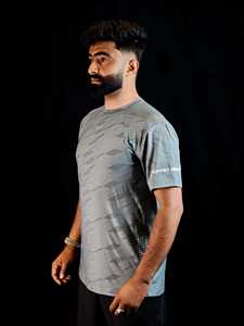 PUFFIN SPORTS T-shirt Homme Coupe Classique Personnalisé OEM ODM Haute Qualité Coton/Fibre de Bambou Col Roulé Motif Imprimé Numérique B2B - Product Image 1