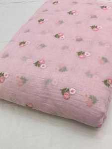 Tissu en Chiffon Brodé Malty Dobby 100% Polyester Respirant Écologique pour Mariage, Couleurs Personnalisées, Fournisseur Textile Export - Product Image 6