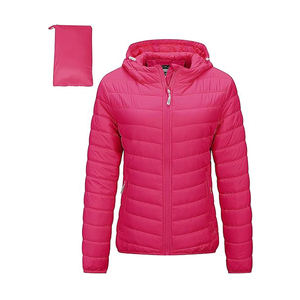 Veste matelassée légère et respirante pour femme, veste matelassée chaude avec fermeture éclair, veste matelassée décontractée - Product Image 3