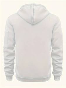 Breathable Long Sleeve Sweatshirts Oem Services And Good Selling Men's Quarter Zipper Hooded Hoodies 100% Cotton Fleece - Product Image 5