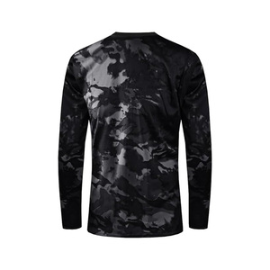 Men's Long Sleeve Camouflage <b>Motorcycle</b> Jersey Full Sleeve Quick Dry Polyester <b>Shirt</b> All Seasons Adult Wear - Product Image 2