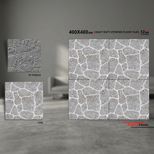 400x400mm Porcelaine Antidérapante Heavy Duty Parking Rustique Céramique 40x40cm Numérique Antidérapant 16x16 Carreaux de sol Vitrifiés Vitrifiés - Product Image 3