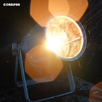 Projecteur LED Par Zoom extérieur robuste 300W IP65 avec contrôle DMX512, angle de zoom 16,5-62°, blanc chaud pour éclairage de scène professionnel