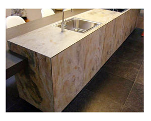 Panneau de parement en pierre naturelle flexible pour la décoration de la maison, carrelage mural extérieur, villa avec pierre de schiste durable en forme de bloc - Product Image 3