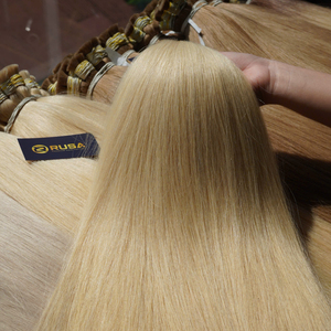 Cabello Rubio RUSA en Paquetes # Extensiones de Cabello Humano Liso con Cutícula Alineada 60C, Color de Moda - Product Image 4